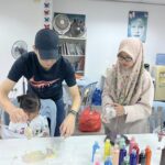 RASG Fluid Painting Bear Keychain Workshop