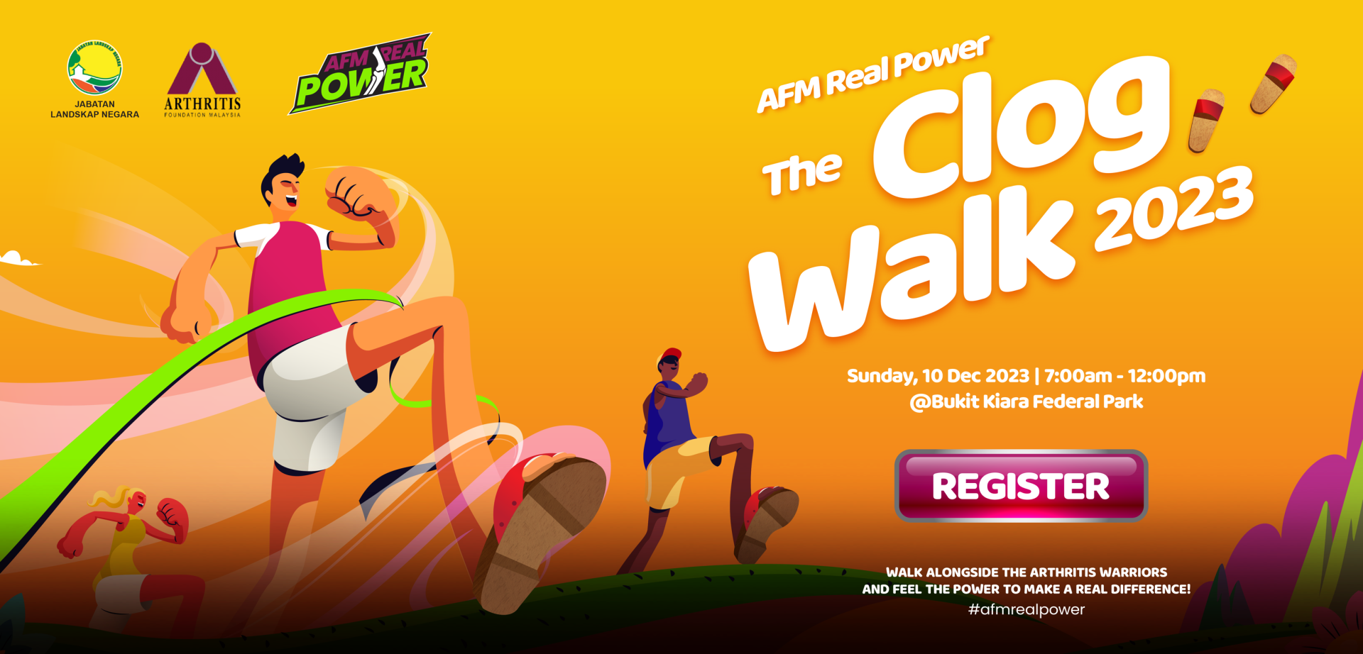 AFM Real Power The Clog Walk 2023 Arthritis Foundation Malaysia